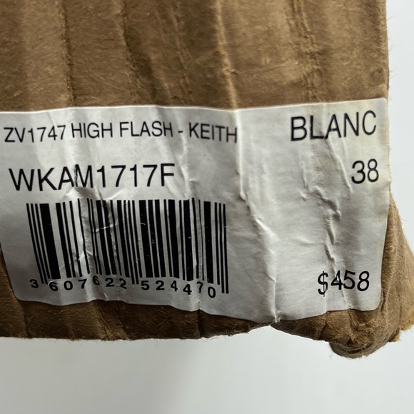 NWB Zadig & Voltaire High Flash Keith Snake Effect Leather Hi-Tops - Sz 7US - Picture 11 of 13